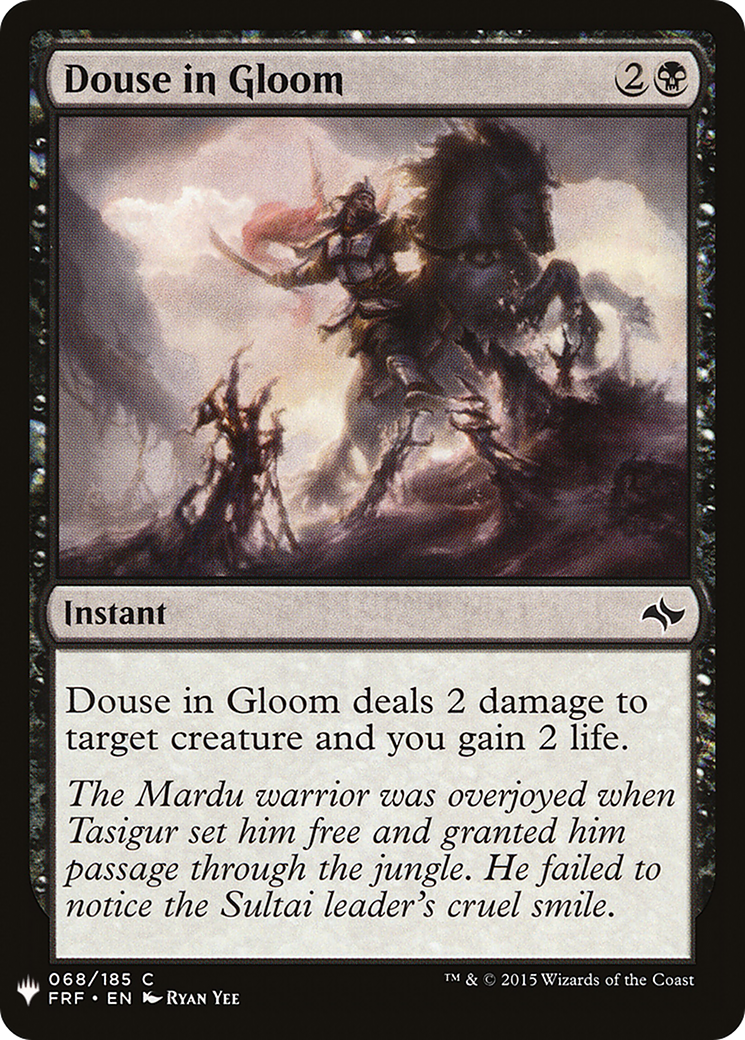 Douse in Gloom (LIST-068) [The List]
