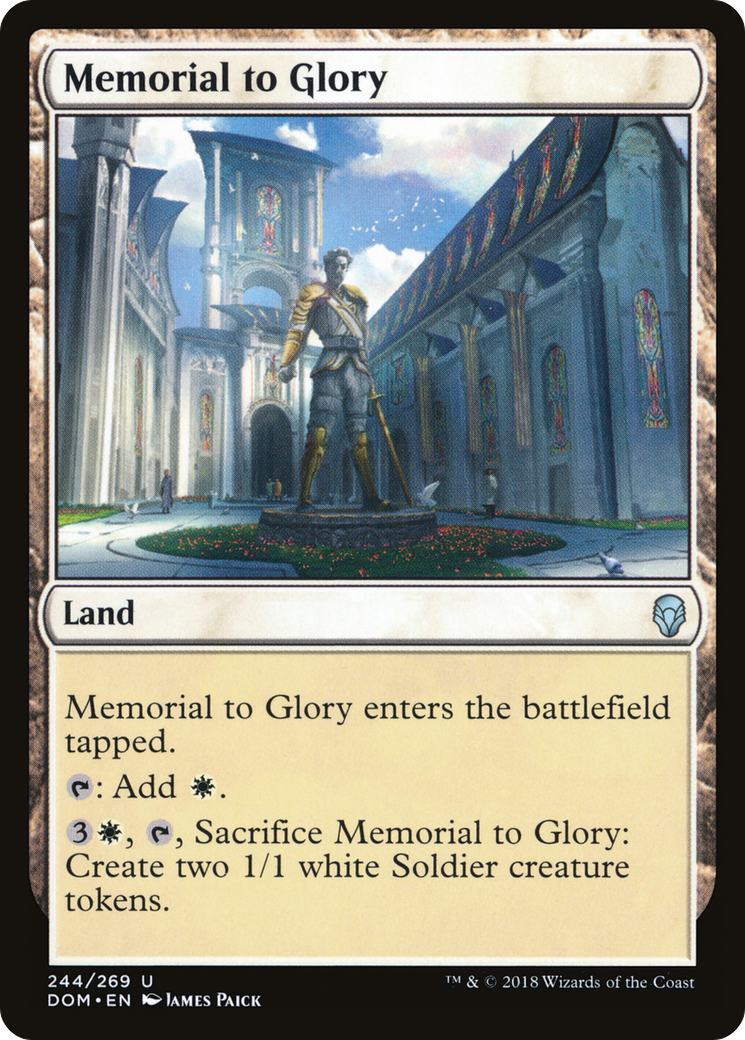 Memorial to Glory (DOM-244) [Dominaria] Foil