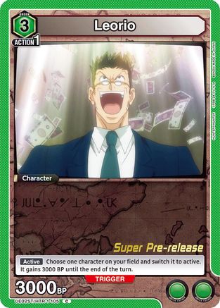 Leorio (105) (UE02ST/HTR-1-105) - UE02ST HUNTER X HUNTER Super PreRelease Starter Deck