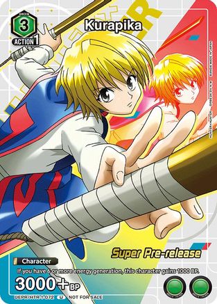 Kurapika (Super Pre-Release Event Participation) (UE02ST/HTR-1-072) - UE02ST HUNTER X HUNTER Super PreRelease Starter Deck