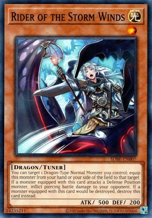 Rider of the Storm Winds (Common) (SDBE-EN007) - Structure Deck: Saga of Blue Eyes White Dragon (2020 Date Reprint) Unlimited