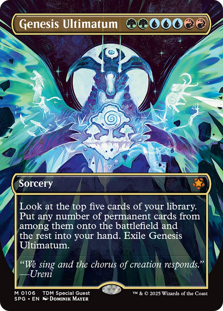 Genesis Ultimatum (Borderless) (SPG-106) [Special Guests] Foil