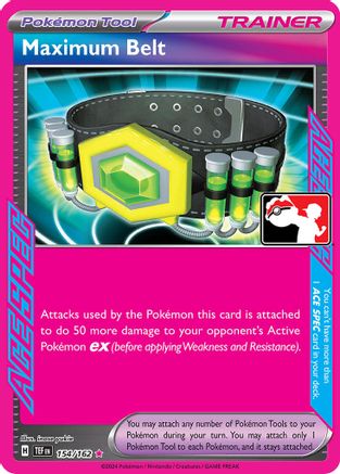 Maximum Belt (154/162) [Prize Pack Series Cards] Holofoil - ACE SPEC Rare
