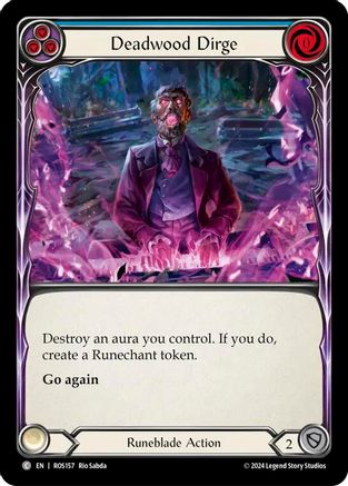 Deadwood Dirge (Blue) (ROS157) - Rosetta Rainbow Foil