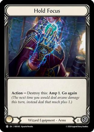Hold Focus (ROS165) - Rosetta Cold Foil