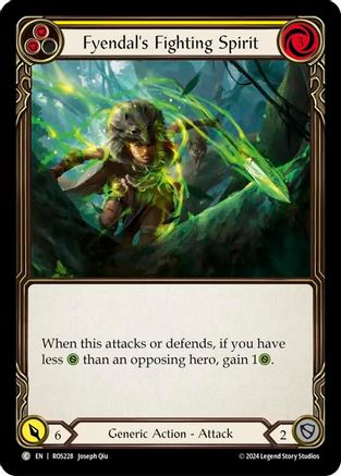 Fyendal's Fighting Spirit (Yellow) (ROS228) - Rosetta