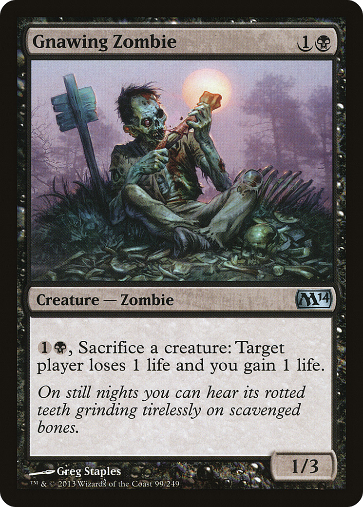 Gnawing Zombie (M14-099) [Magic 2014]