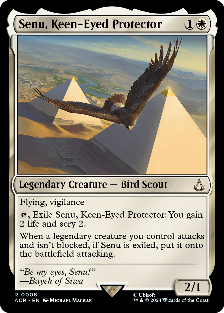 Senu, Keen-Eyed Protector (ACR-008) [Assassin's Creed]