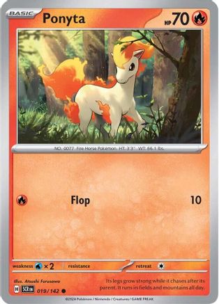 Ponyta (019/142) [SV07 Stellar Crown] - Common
