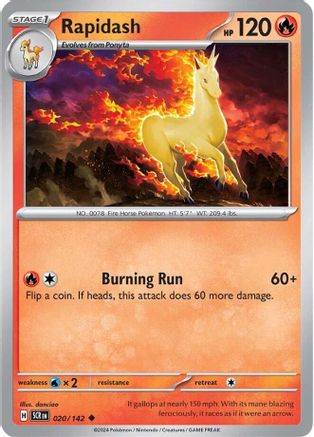 Rapidash (020/142) [SV07 Stellar Crown] - Uncommon