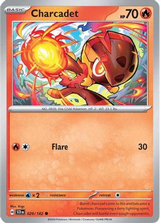 Charcadet (029/142) [SV07 Stellar Crown] Reverse Holofoil - Common