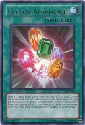 Crystal Abundance (Rare) (LCGX-EN166) - Legendary Collection 2 1st Edition