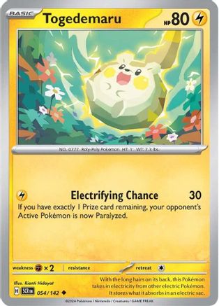 Togedemaru (054/142) [SV07 Stellar Crown] Reverse Holofoil - Uncommon