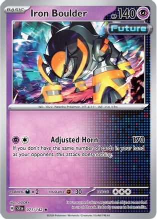 Iron Boulder (071/142) [SV07 Stellar Crown] Reverse Holofoil - Rare