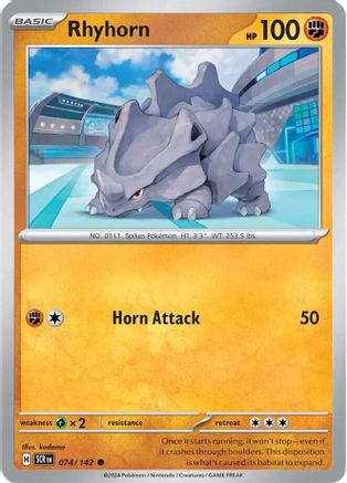 Rhyhorn (074/142) [SV07 Stellar Crown] - Common