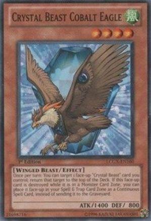 Crystal Beast Cobalt Eagle (Common) (LCGX-EN160) - Legendary Collection 2 1st Edition