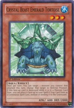 Crystal Beast Emerald Tortoise (Common) (LCGX-EN157) - Legendary Collection 2 Unlimited