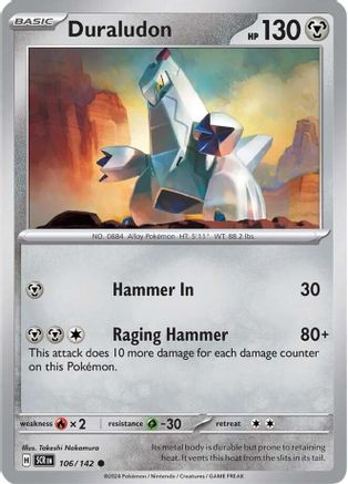Duraludon (106/142) [SV07 Stellar Crown] Reverse Holofoil - Common