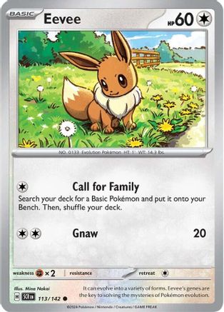 Eevee (113/142) [SV07 Stellar Crown] - Common