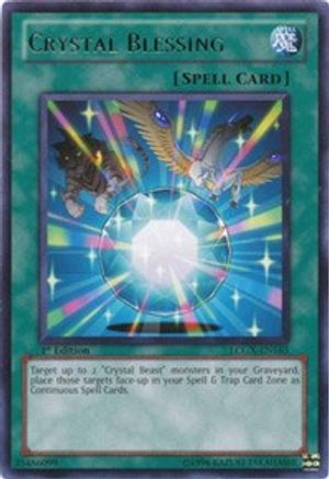 Crystal Blessing (Rare) (LCGX-EN165) - Legendary Collection 2 Unlimited