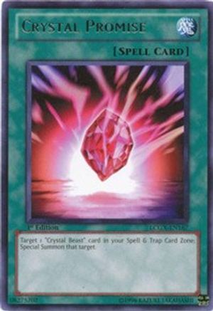 Crystal Promise (Rare) (LCGX-EN167) - Legendary Collection 2 Unlimited