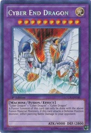 Cyber End Dragon (Secret Rare) (LCGX-EN181) - Legendary Collection 2 1st Edition