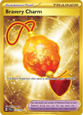Bravery Charm (175/142) [SV07 Stellar Crown] Holofoil - Hyper Rare