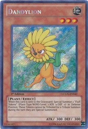 Dandylion (Secret Rare) (LCGX-EN042) - Legendary Collection 2 1st Edition