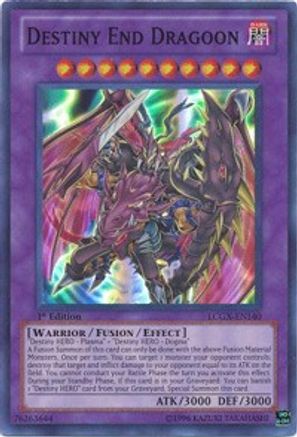 Destiny End Dragoon (Super Rare) (LCGX-EN140) - Legendary Collection 2 Unlimited