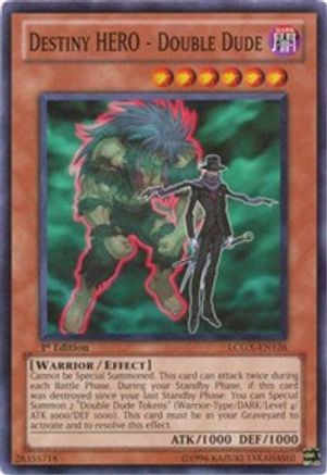 Destiny HERO - Double Dude (Common) (LCGX-EN126) - Legendary Collection 2 1st Edition