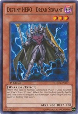 Destiny HERO - Dread Servant (Common) (LCGX-EN137) - Legendary Collection 2 Unlimited