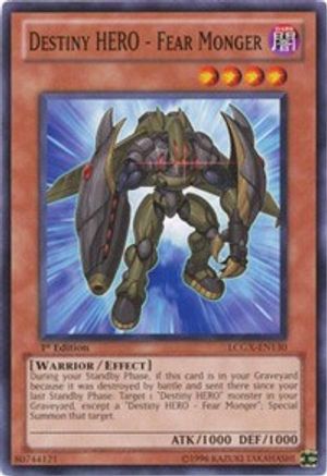 Destiny HERO - Fear Monger (Common) (LCGX-EN130) - Legendary Collection 2 Unlimited