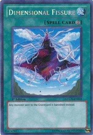 Dimensional Fissure (Secret Rare) (LCGX-EN215) - Legendary Collection 2 1st Edition