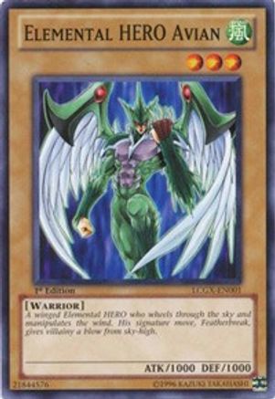 Elemental HERO Avian (Common) (LCGX-EN001) - Legendary Collection 2 Unlimited