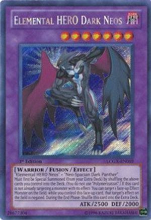 Elemental HERO Dark Neos (Secret Rare) (LCGX-EN059) - Legendary Collection 2 1st Edition