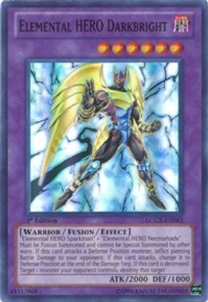 Elemental HERO Darkbright (Super Rare) (LCGX-EN063) - Legendary Collection 2 1st Edition