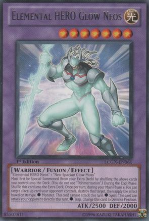 Elemental HERO Glow Neos (Rare) (LCGX-EN061) - Legendary Collection 2 Unlimited