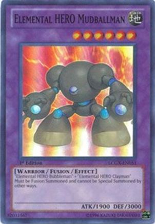 Elemental HERO Mudballman (Super Rare) (LCGX-EN053) - Legendary Collection 2 Unlimited