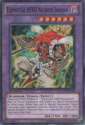 Elemental HERO Necroid Shaman (Common) (LCGX-EN056) - Legendary Collection 2 1st Edition