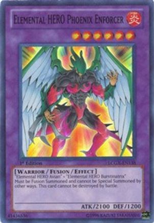 Elemental HERO Phoenix Enforcer (Super Rare) (LCGX-EN138) - Legendary Collection 2 1st Edition