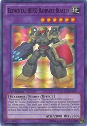Elemental HERO Rampart Blaster (Super Rare) (LCGX-EN047) - Legendary Collection 2 Unlimited