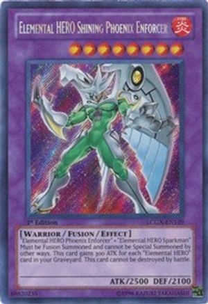 Elemental HERO Shining Phoenix Enforcer (Secret Rare) (LCGX-EN139) - Legendary Collection 2 Unlimited