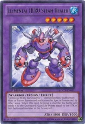Elemental HERO Steam Healer (Rare) (LCGX-EN051) - Legendary Collection 2 1st Edition