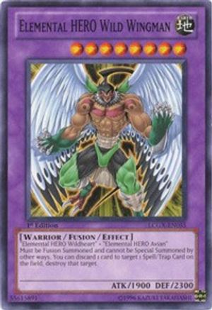 Elemental HERO Wild Wingman (Common) (LCGX-EN055) - Legendary Collection 2 Unlimited