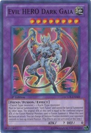 Evil HERO Dark Gaia (Super Rare) (LCGX-EN069) - Legendary Collection 2 1st Edition