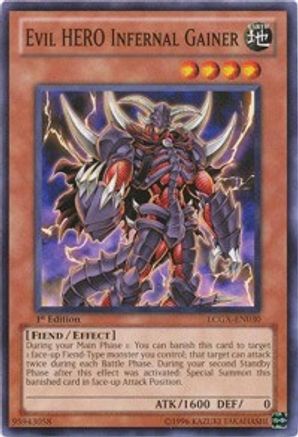 Evil HERO Infernal Gainer (Common) (LCGX-EN030) - Legendary Collection 2 1st Edition