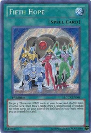 Fifth Hope (Secret Rare) (LCGX-EN098) - Legendary Collection 2 Unlimited