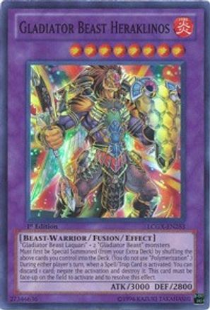Gladiator Beast Heraklinos (Super Rare) (LCGX-EN253) - Legendary Collection 2 1st Edition