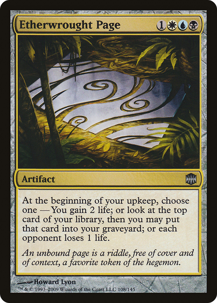 Etherwrought Page (ARB-108) [Alara Reborn]