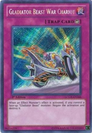Gladiator Beast War Chariot (Secret Rare) (LCGX-EN266) - Legendary Collection 2 Unlimited